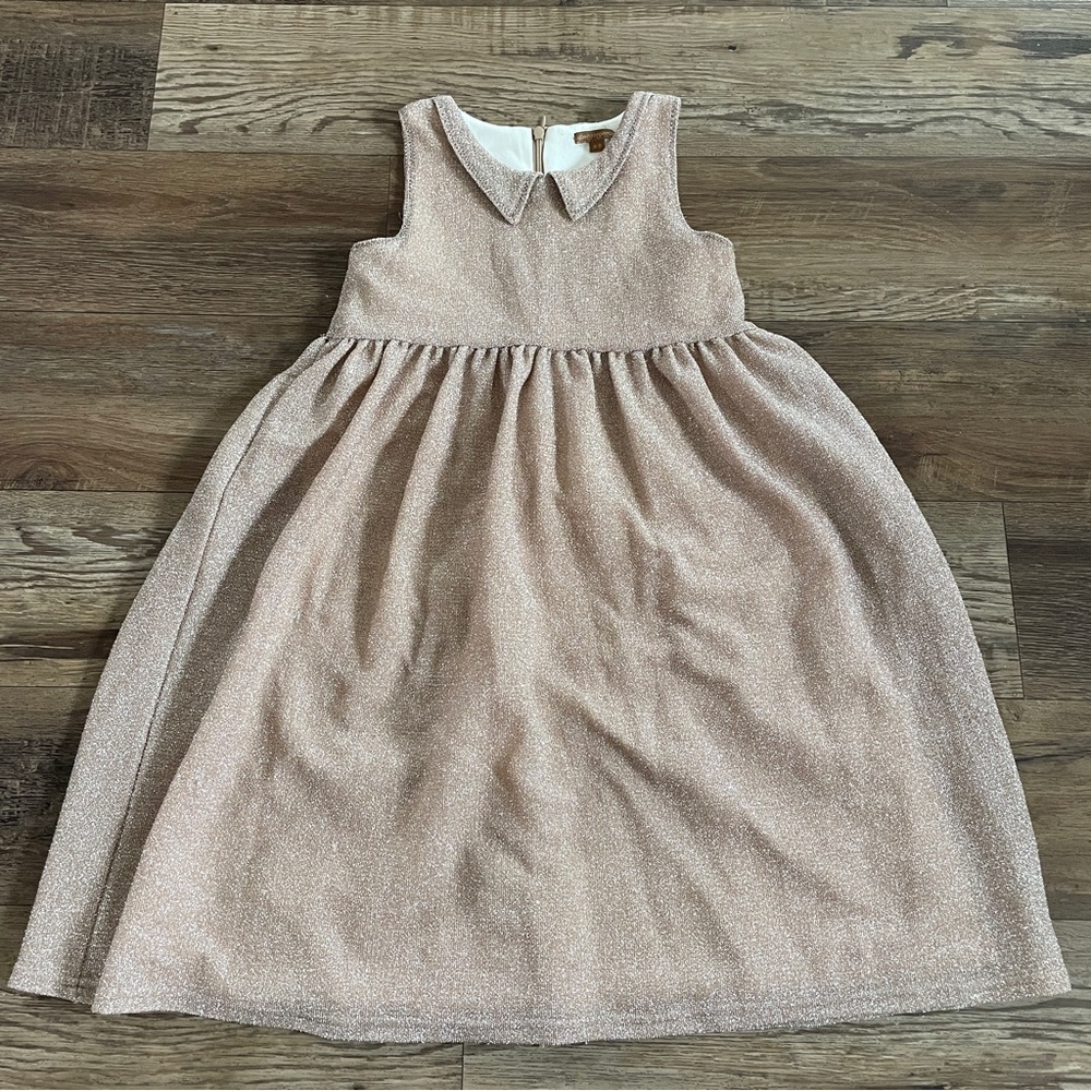 I Love Gorgeous rose gold shimmery dress 8-9
